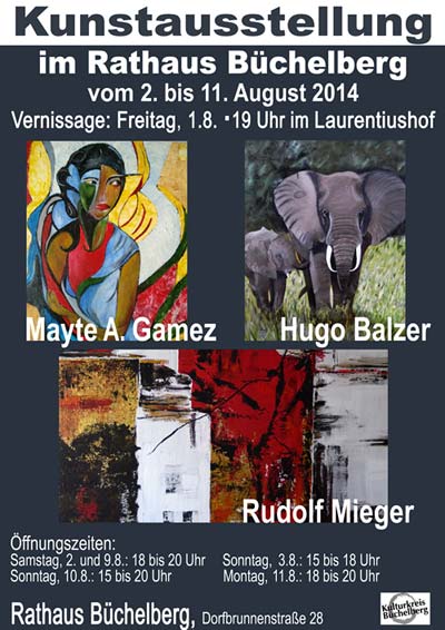 Kunstausstellung im Rathaus Büchelberg