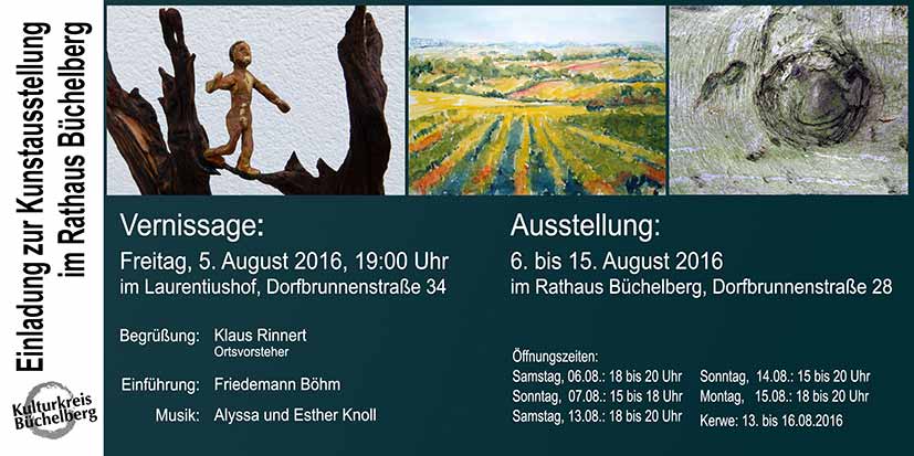 Kunstausstellung Büchelberg 2016