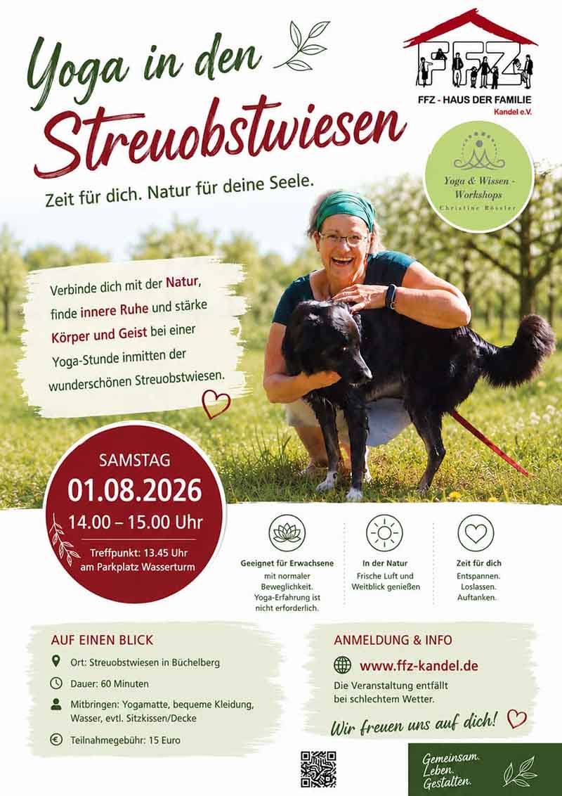 Yoga in den Streuobstwiesen