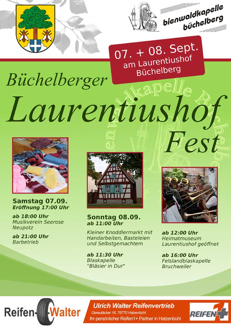 Plakat Laurentiushoffest 2019