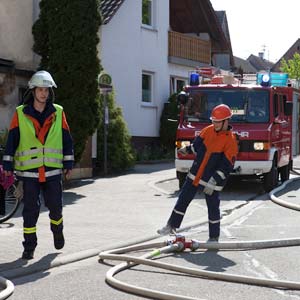 Übung der Jugendfeuerwehr Büchelberg