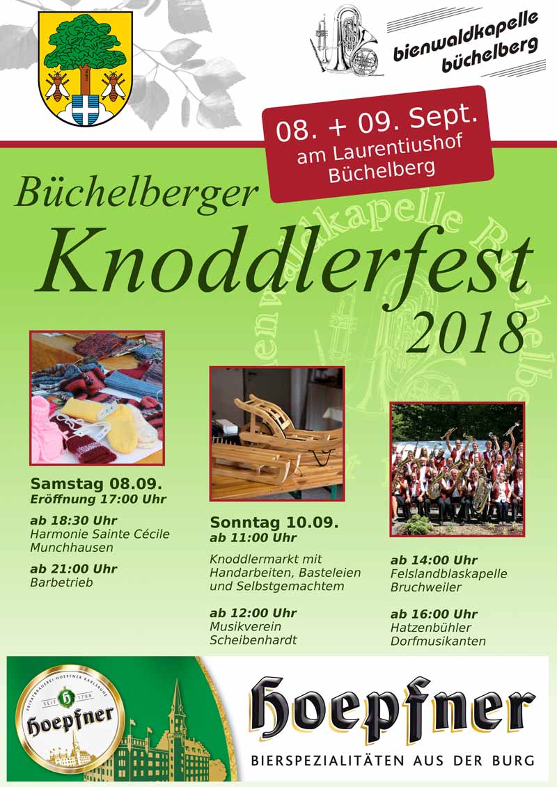 Plakat Knoddlerfest 2018