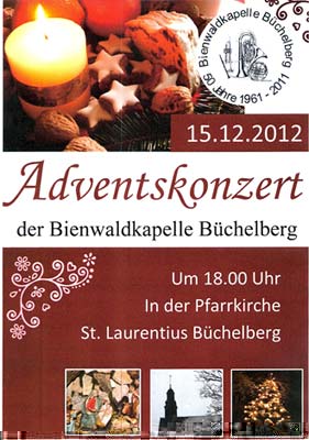 Adventskonzert Bienwaldkapelle Büchelberg